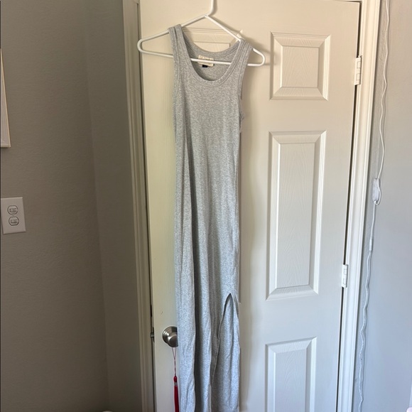 Universal Thread Light Gray Ribbed Dress - Picture 1 of 6